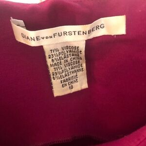 Diane von Furstenberg Fuchsia Top